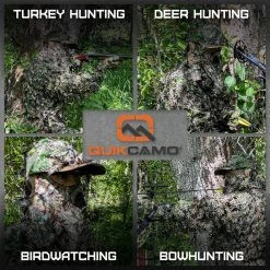 QuikCamo 2-in-1 FRONT Leafy Face Mask & Camo Hat -Camouflage Sales Shop 114807551 05242.1682969747
