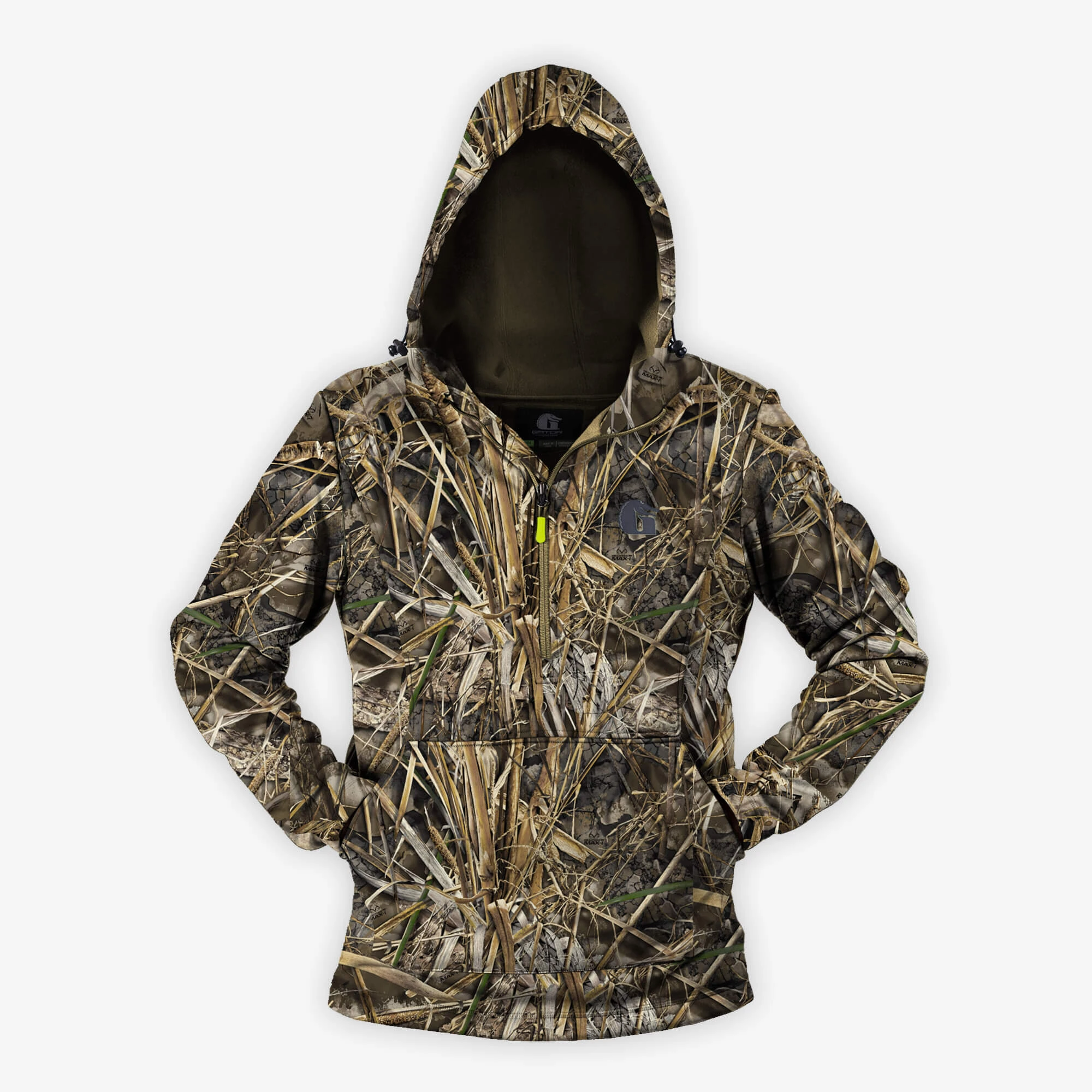 Gator Waders - Catahoula 1/2 Zip Hoodie | Mens - Realtree MAX-7 3 Gator Waders - Catahoula 1/2 Zip Hoodie | Mens - Realtree MAX-7