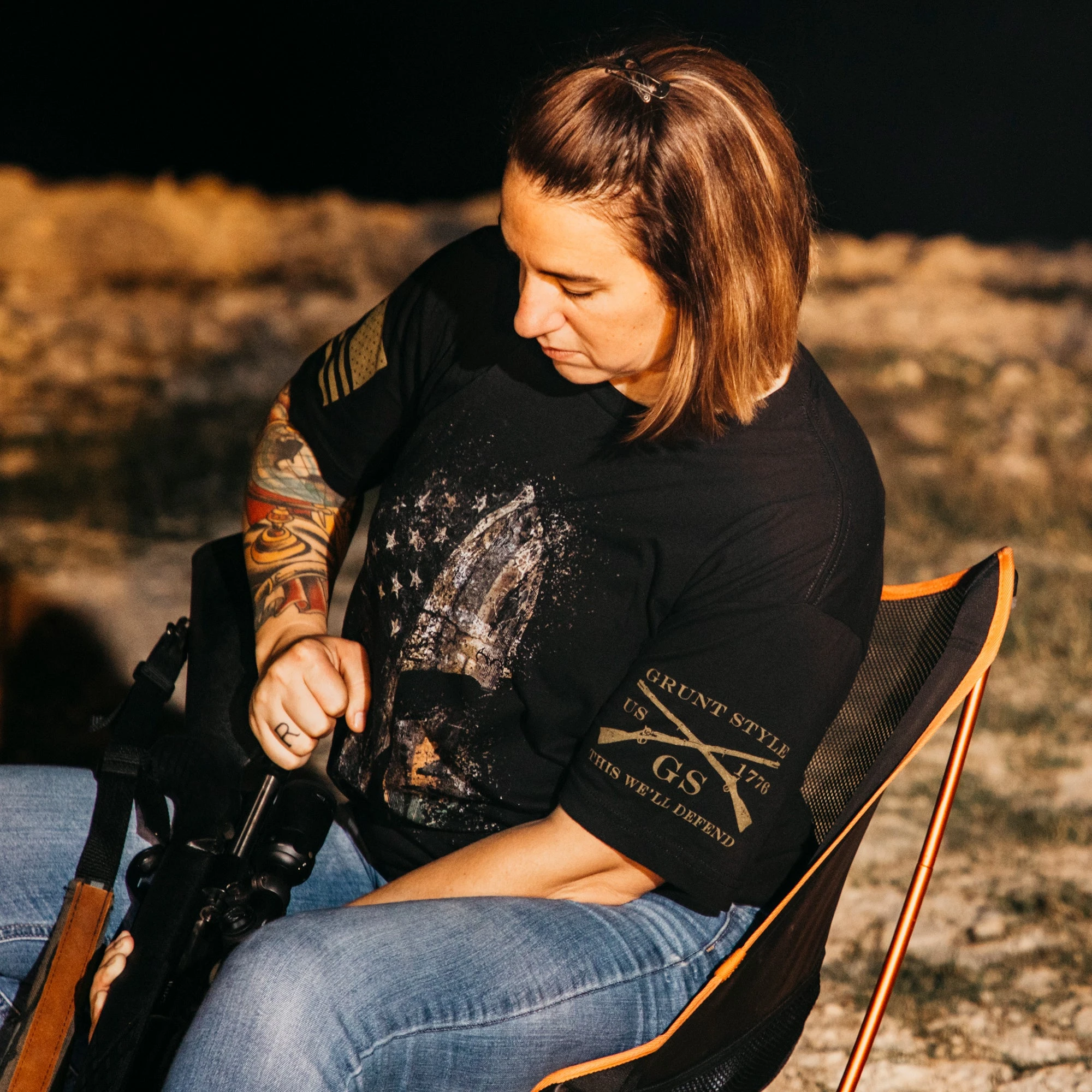 GRUNT STYLE American Spartan Men's Realtree Shirts | EDGE 4 GRUNT STYLE American Spartan Men's Realtree Shirts | EDGE - Image 2