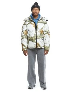 The Very Warm Hooded Puffer Snow Camo Unisex Realtree Jacket | EDGE Colors -Camouflage Sales Shop 138780998 89279.1696266494