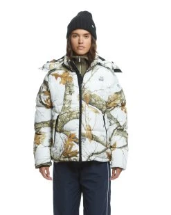The Very Warm Hooded Puffer Snow Camo Unisex Realtree Jacket | EDGE Colors -Camouflage Sales Shop 138781003 14315.1696266494