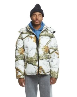 The Very Warm Hooded Puffer Snow Camo Unisex Realtree Jacket | EDGE Colors -Camouflage Sales Shop 138781005 14195.1696266494