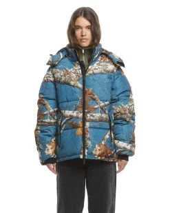 The Very Warm Hooded Puffer Slate Blue Camo Unisex Realtree Jacket | EDGE Colors -Camouflage Sales Shop 138781124 13803.1696266776