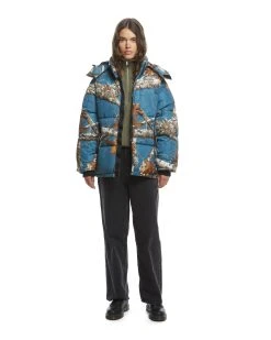 The Very Warm Hooded Puffer Slate Blue Camo Unisex Realtree Jacket | EDGE Colors -Camouflage Sales Shop 138781125 70369.1696266776