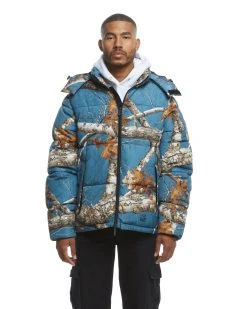 The Very Warm Hooded Puffer Slate Blue Camo Unisex Realtree Jacket | EDGE Colors -Camouflage Sales Shop 138781128 46753.1696266776
