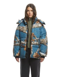 The Very Warm Hooded Puffer Slate Blue Camo Unisex Realtree Jacket | EDGE Colors -Camouflage Sales Shop 138781131 42150.1696266776