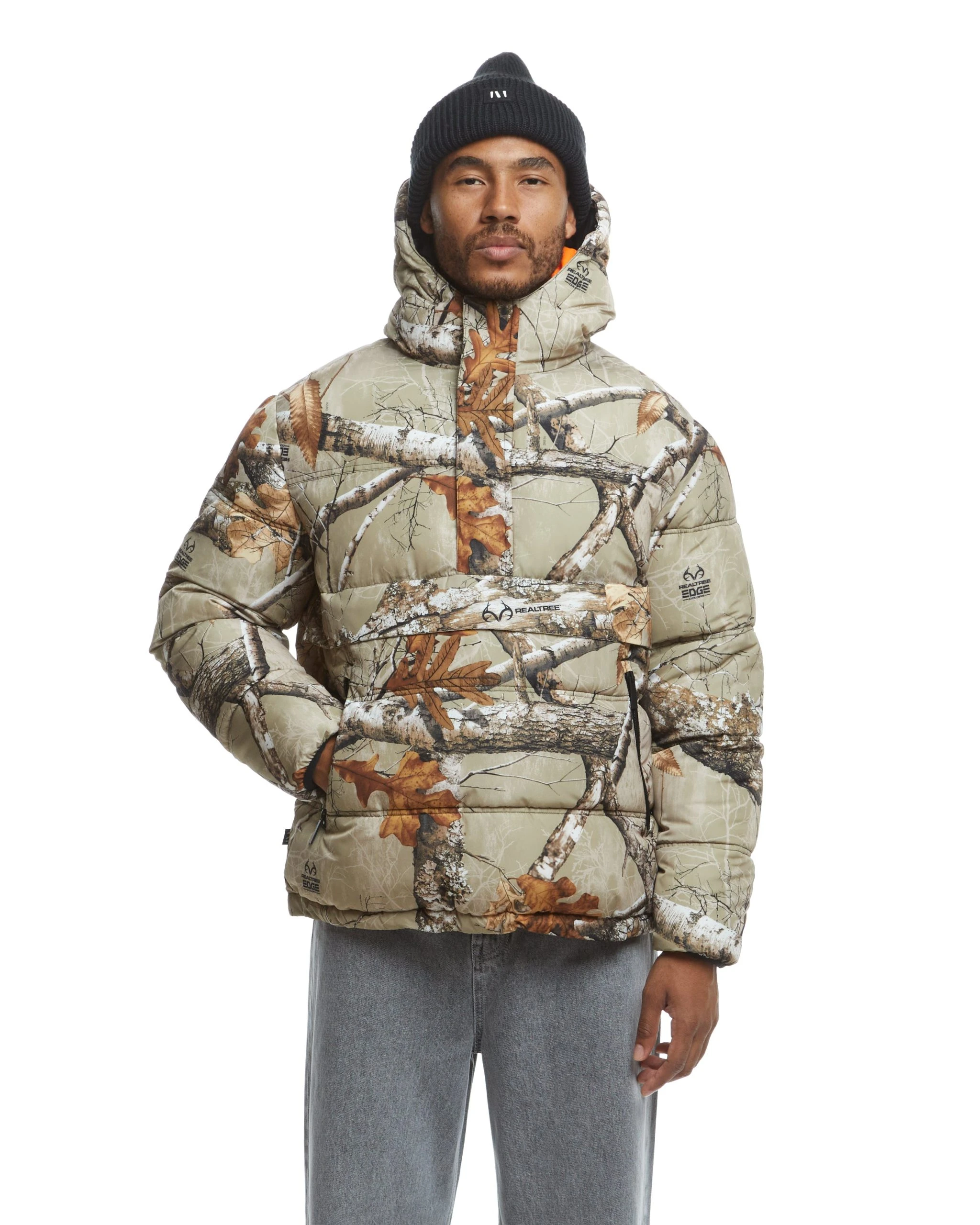 The Very Warm Anorak Puffer Desert Camo Unisex Realtree Anorak Jacket | EDGE Colors 10 The Very Warm Anorak Puffer Desert Camo Unisex Realtree Anorak Jacket | EDGE Colors - Image 8