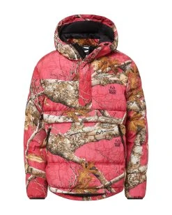 The Very Warm Anorak Puffer Flamingo Camo Unisex Realtree Anorak Jacket | EDGE Colors