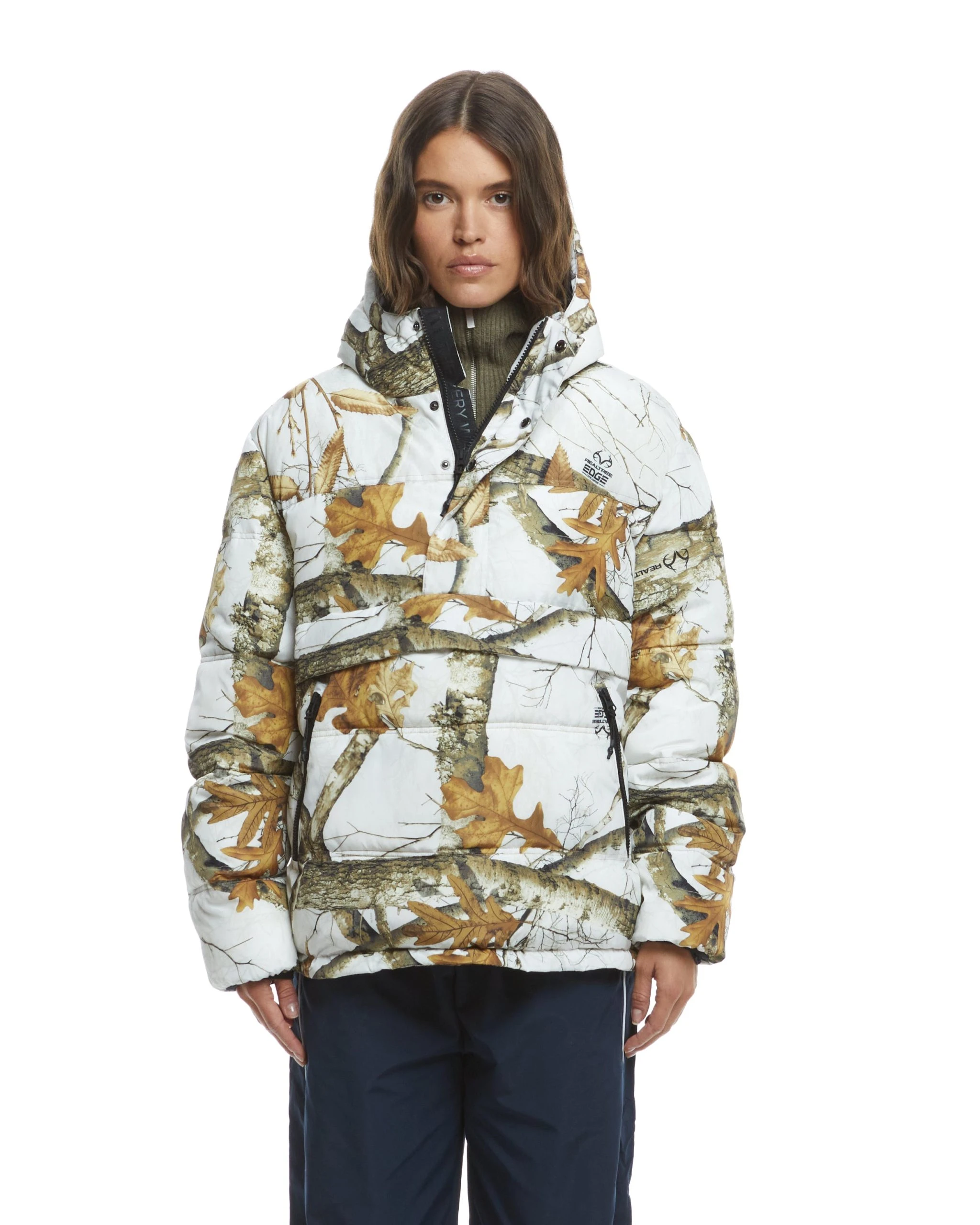 The Very Warm Anorak Puffer Snow Camo Unisex Realtree Anorak Jacket | EDGE Colors 17 The Very Warm Anorak Puffer Snow Camo Unisex Realtree Anorak Jacket | EDGE Colors - Image 15