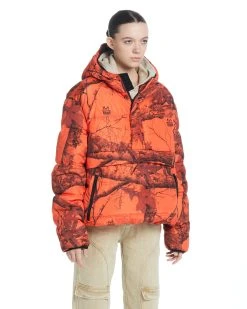 The Very Warm Anorak Puffer Orange Camo Unisex Realtree Anorak Jacket | EDGE Colors -Camouflage Sales Shop 138781225 06801.1696267050