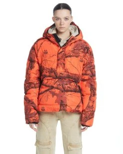 The Very Warm Anorak Puffer Orange Camo Unisex Realtree Anorak Jacket | EDGE Colors -Camouflage Sales Shop 138781231 72872.1696267050