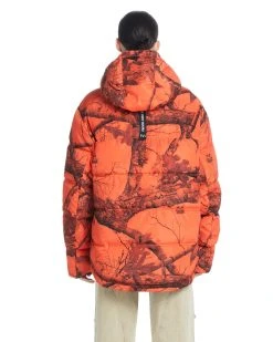 The Very Warm Anorak Puffer Orange Camo Unisex Realtree Anorak Jacket | EDGE Colors -Camouflage Sales Shop 138781237 62200.1696267051