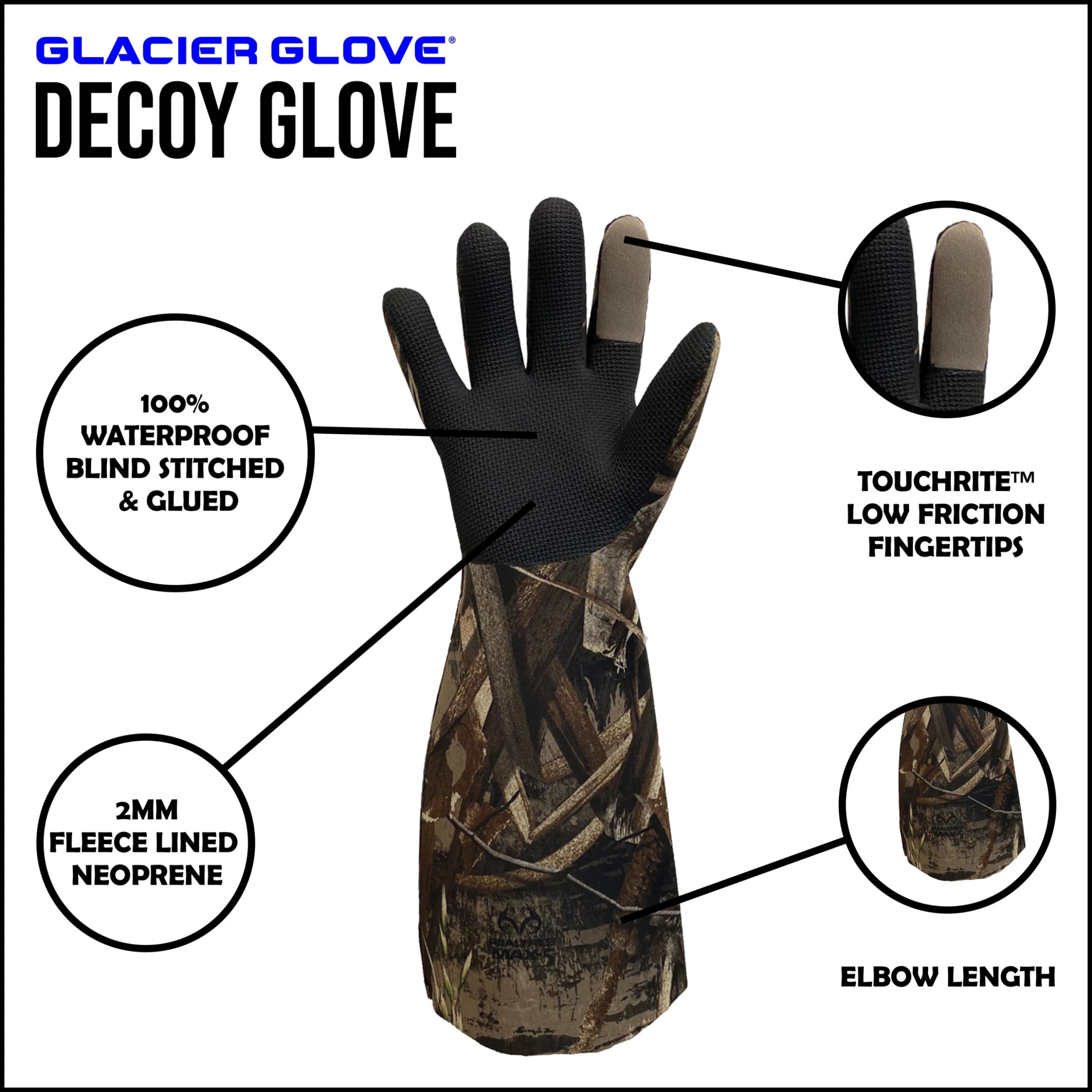 Glacier Glove Decoy Unisex Realtree Glove | MAX-7 4 Glacier Glove Decoy Unisex Realtree Glove | MAX-7 - Image 2