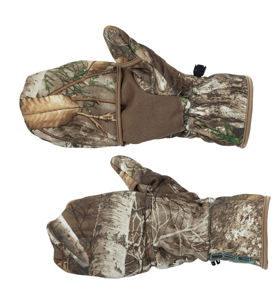 DSG Outerwear Sherpa Fleece Flip Top Mitten Women's Realtree Gloves 5 DSG Outerwear Sherpa Fleece Flip Top Mitten Women's Realtree Gloves - Image 3