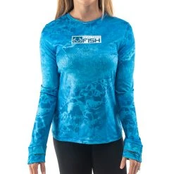 Realtree Women's RTF Blue Long Sleeve Performance Shirt | Wav3 10 Realtree Women's RTF Blue Long Sleeve Performance Shirt | Wav3 -Camouflage Sales Shop Aspect Blue Long Sleeve Womens 19477.1656343290