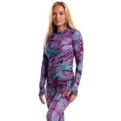 Realtree Women's Long Sleeve Shirt With Thumb Holes | Aspect -Camouflage Sales Shop Aspect Fishing Long Sleeve Shirt with Thumb Hole in Pink Side 30305.1676473197