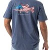 Realtree Comfort Colors American Bass Men's Navy Shirt