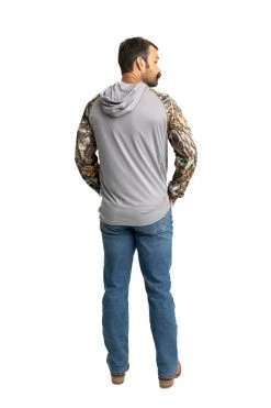 Realtree Men's Folsom Performance Hooded Long Sleeve Tee | EDGE 14 Realtree Men's Folsom Performance Hooded Long Sleeve Tee | EDGE -Camouflage Sales Shop C11210 GY back2 31672.1693249564