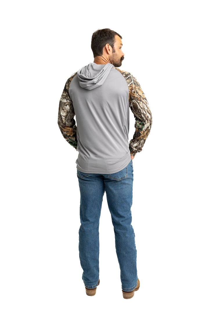 Realtree Men's Folsom Performance Hooded Long Sleeve Tee | EDGE 8 Realtree Men's Folsom Performance Hooded Long Sleeve Tee | EDGE - Image 6