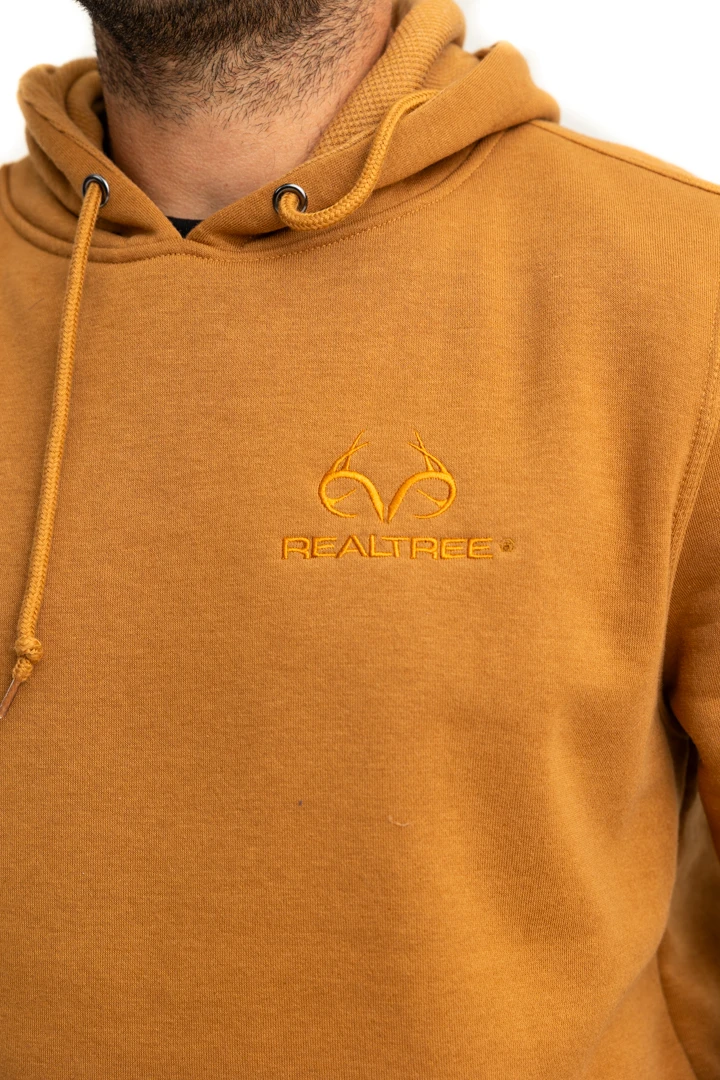 Realtree Men's Jackson Pullover Brown Work Hoodie 5 Realtree Men's Jackson Pullover Brown Work Hoodie - Image 3