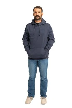 Realtree Men's Jackson Pullover Blue Work Hoodie -Camouflage Sales Shop C11216 NV FRONT 33721.1693257309