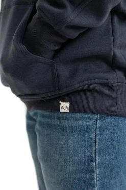 Realtree Men's Jackson Pullover Blue Work Hoodie -Camouflage Sales Shop C11216 NV HEMTAG 79394.1693257309