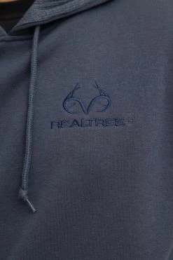 Realtree Men's Jackson Pullover Blue Work Hoodie -Camouflage Sales Shop C11216 NV LOGO 08316.1693257309