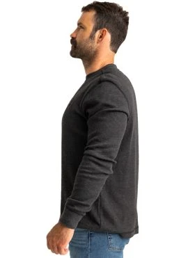 Realtree Men's Highwayman Black Work Thermal Long Sleeve Shirt -Camouflage Sales Shop C11217 BK detail3 36832.1693257492