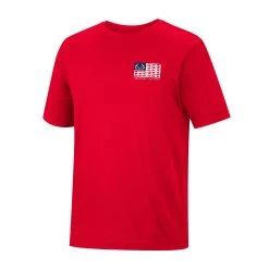 Realtree Men's Salt & Stripes Fishing Performance Short Sleeve Shirt -Camouflage Sales Shop CS11086 RD Front 41731.1675277600