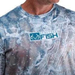Realtree Men's RTF COV3 Long Sleeve Performance Shirt -Camouflage Sales Shop Cove Mens Logo 44293.1656344508