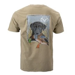 Realtree Men's Lab Shirt Comfort Colors Khaki 