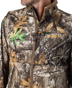 Realtree Men's Camo Early Dawn Sherpa Shell Vest | EDGE -Camouflage Sales Shop M10016 ED COLLAR 61242.1684268466