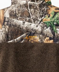 Realtree Men's Crater Valley Sweater Fleece ¼ Zip Jacket | EDGE -Camouflage Sales Shop M10031 ED BACK COLLAR 18486.1684268534