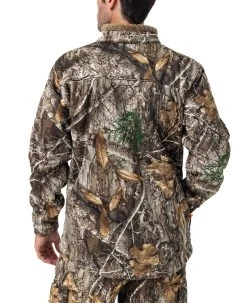 Habit Men's Camo Early Dawn Sherpa Shell Jacket | EDGE -Camouflage Sales Shop M10033 ED BACK 82123.1684251887