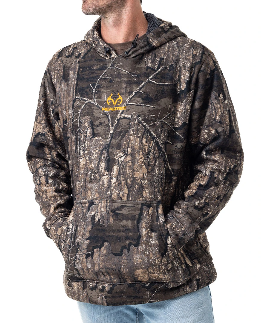 Realtree Men's Sherpa Hoodie | Timber 5 Realtree Men's Sherpa Hoodie | Timber - Image 3