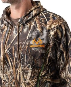 Realtree Men's Performance Hoodie | MAX-7 -Camouflage Sales Shop M10109 MX7 LOGO 93451.1684269115