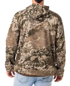 Realtree Men's Green Performance Hoodie | Wav3 -Camouflage Sales Shop M10109 WGR BACK 16494.1684268600