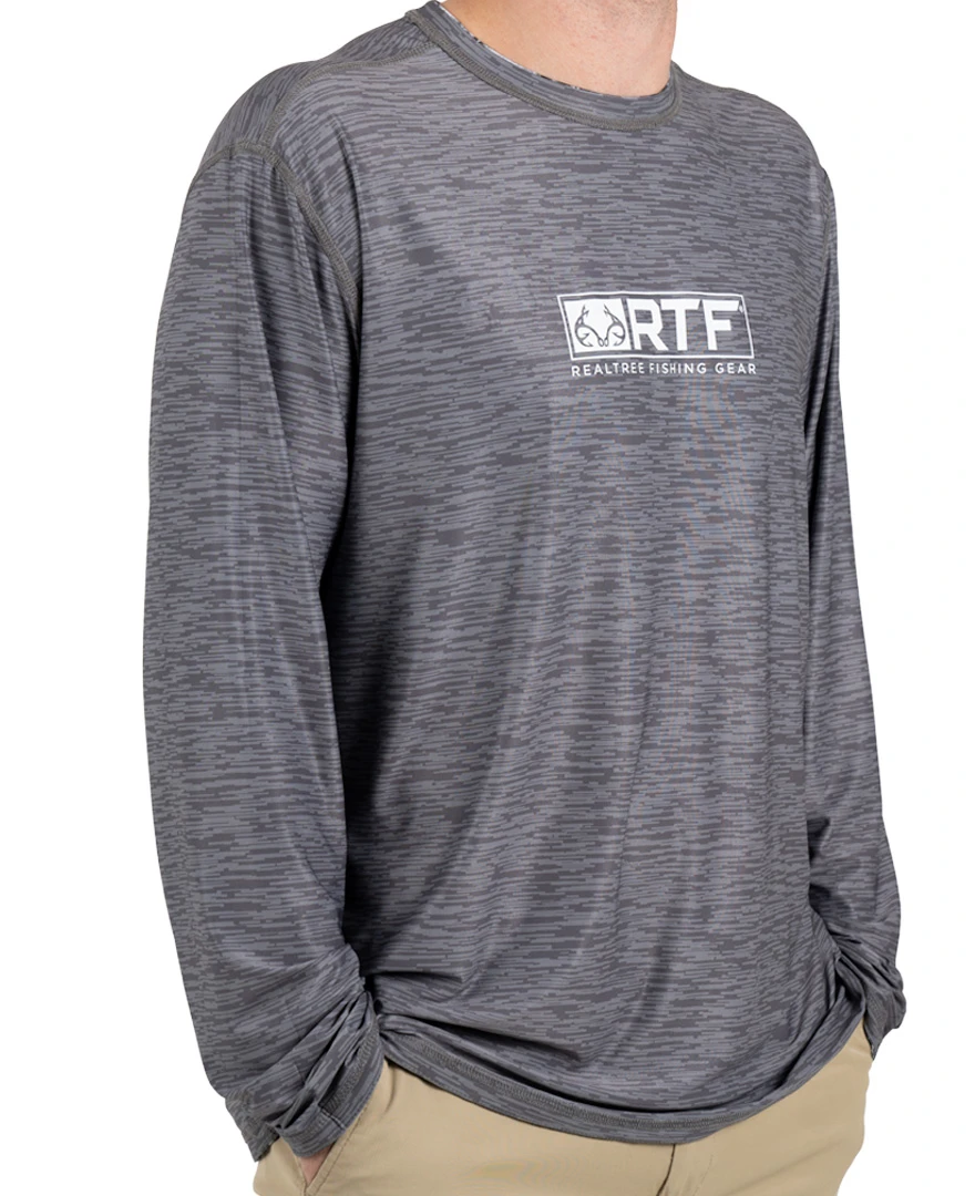 Realtree Fishing Reversible Performance Men's Black Shirt | COV3 12 Realtree Fishing Reversible Performance Men's Black Shirt | COV3 - Image 10