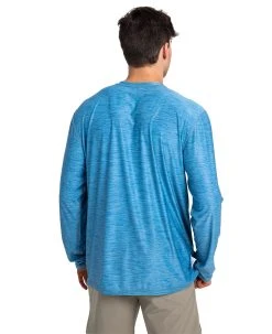 Realtree Fishing Reversible Performance Men's Blue Shirt | COV3 -Camouflage Sales Shop M101 CG BLUE BACK 86620.1682456138