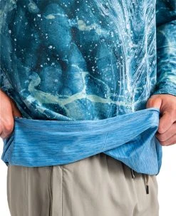 Realtree Fishing Reversible Performance Men's Blue Shirt | COV3 -Camouflage Sales Shop M101 CG COV3 REVERSIBLE 66649.1682456012