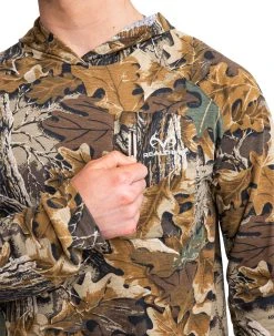 Realtree Bamboo Men's Long Sleeve Hooded Shirt | Advantage Classic -Camouflage Sales Shop M104 AC ZIPPER 29093.1683213403