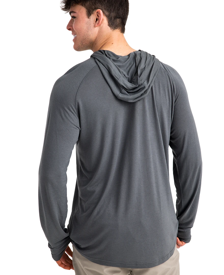 Realtree Fishing Bamboo Men's Long Sleeve Black Hooded Shirt 6 Realtree Fishing Bamboo Men's Long Sleeve Black Hooded Shirt - Image 4