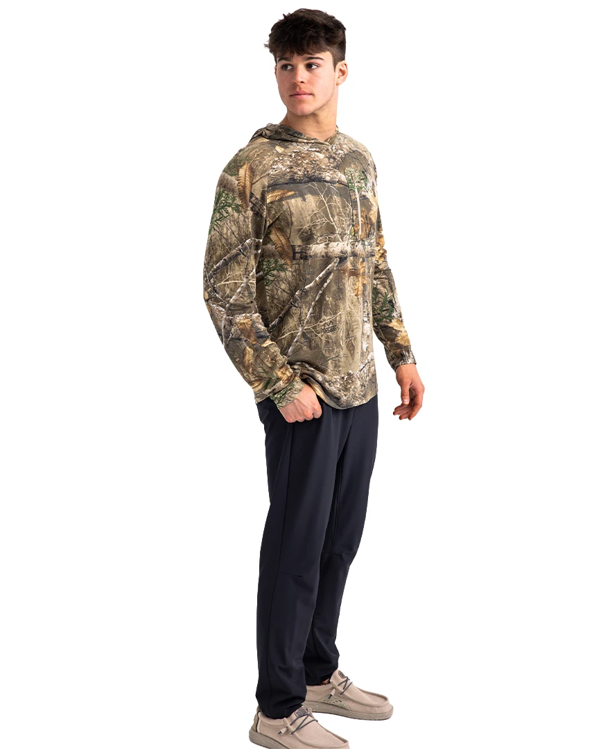 Realtree Bamboo Men's Long Sleeve Hooded Shirt | EDGE 4 Realtree Bamboo Men's Long Sleeve Hooded Shirt | EDGE - Image 2