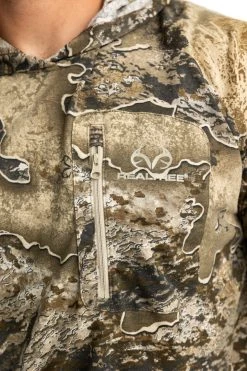 Realtree Bamboo Men's Long Sleeve Hooded Shirt | EXCAPE -Camouflage Sales Shop M104 EX LOGO 07823.1692990931