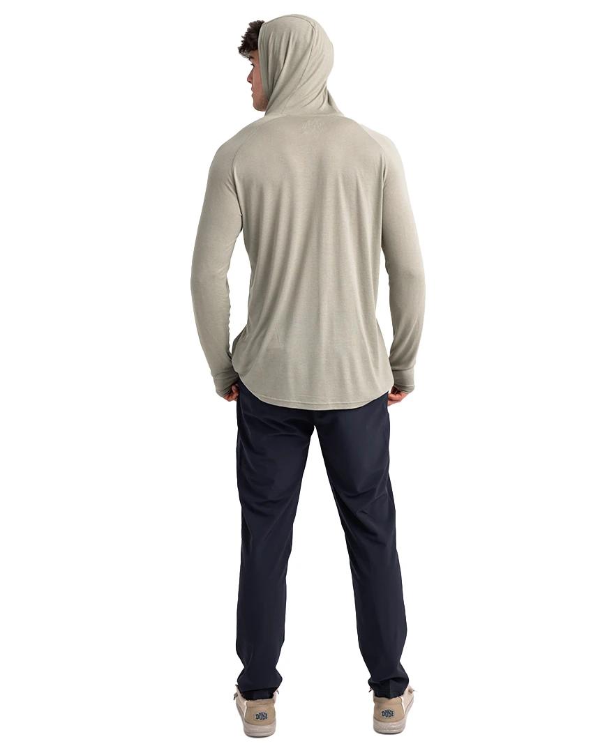 Realtree Fishing Bamboo Men's Long Sleeve Green Hooded Shirt 6 Realtree Fishing Bamboo Men's Long Sleeve Green Hooded Shirt - Image 4