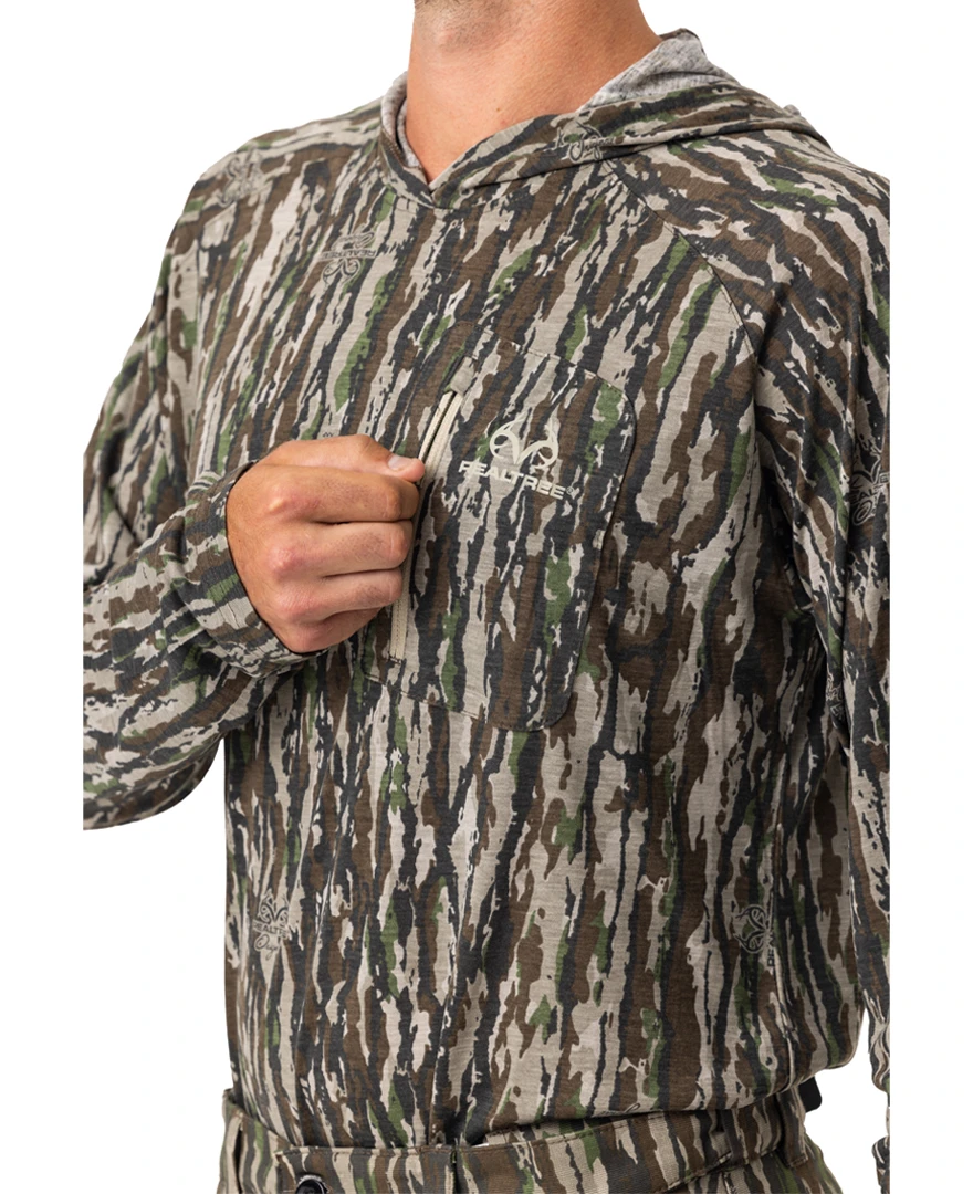 Realtree Bamboo Men's Long Sleeve Hooded Shirt | Original 6 Realtree Bamboo Men's Long Sleeve Hooded Shirt | Original - Image 4