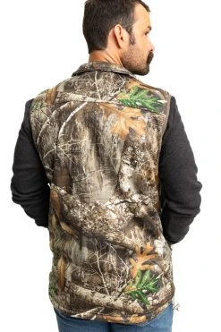 Realtree Men's High Pile Vest | EDGE -Camouflage Sales Shop M303 ED back 10792.1693420771