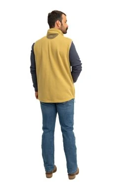 Realtree Men's Tan Fleece Vest -Camouflage Sales Shop M306 TN back 16365.1693429005