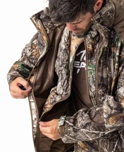 Realtree Men's Camo 4 In 1 Hunting Parka Jacket | EDGE -Camouflage Sales Shop M644 ED UNZIPPING 83432.1684252374