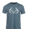 Realtree Fishing Hook Men's Blue Shirt 1 Realtree Fishing Hook Men's Blue Shirt -Camouflage Sales Shop MAR23 Store Mens Antler Tshirt Blue257 80728.1680796043